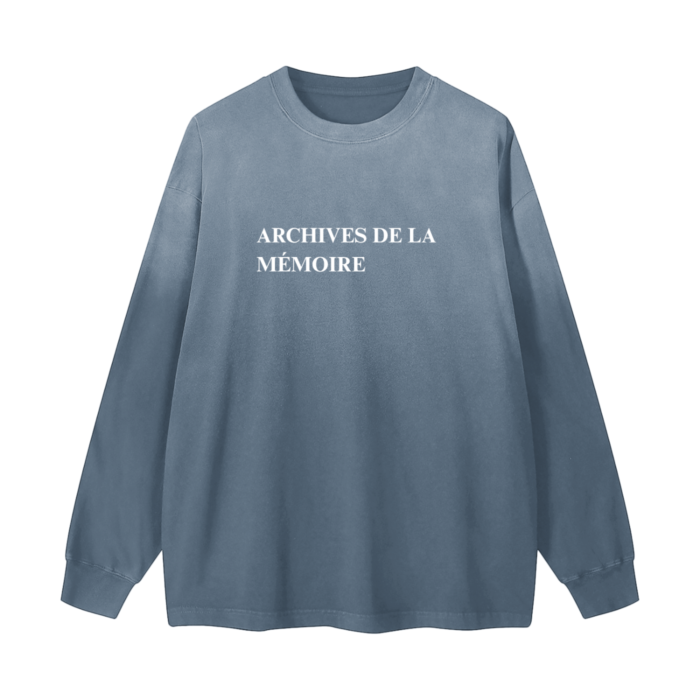 archives de la memoire washed long sleeve