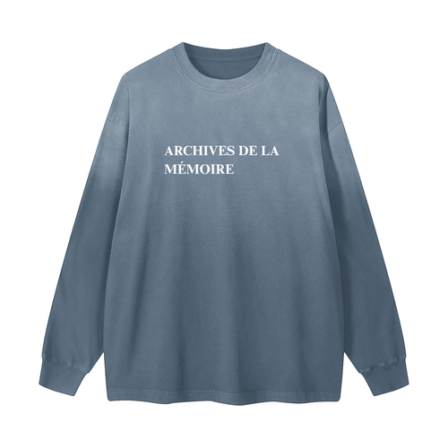 archives de la memoire washed long sleeve