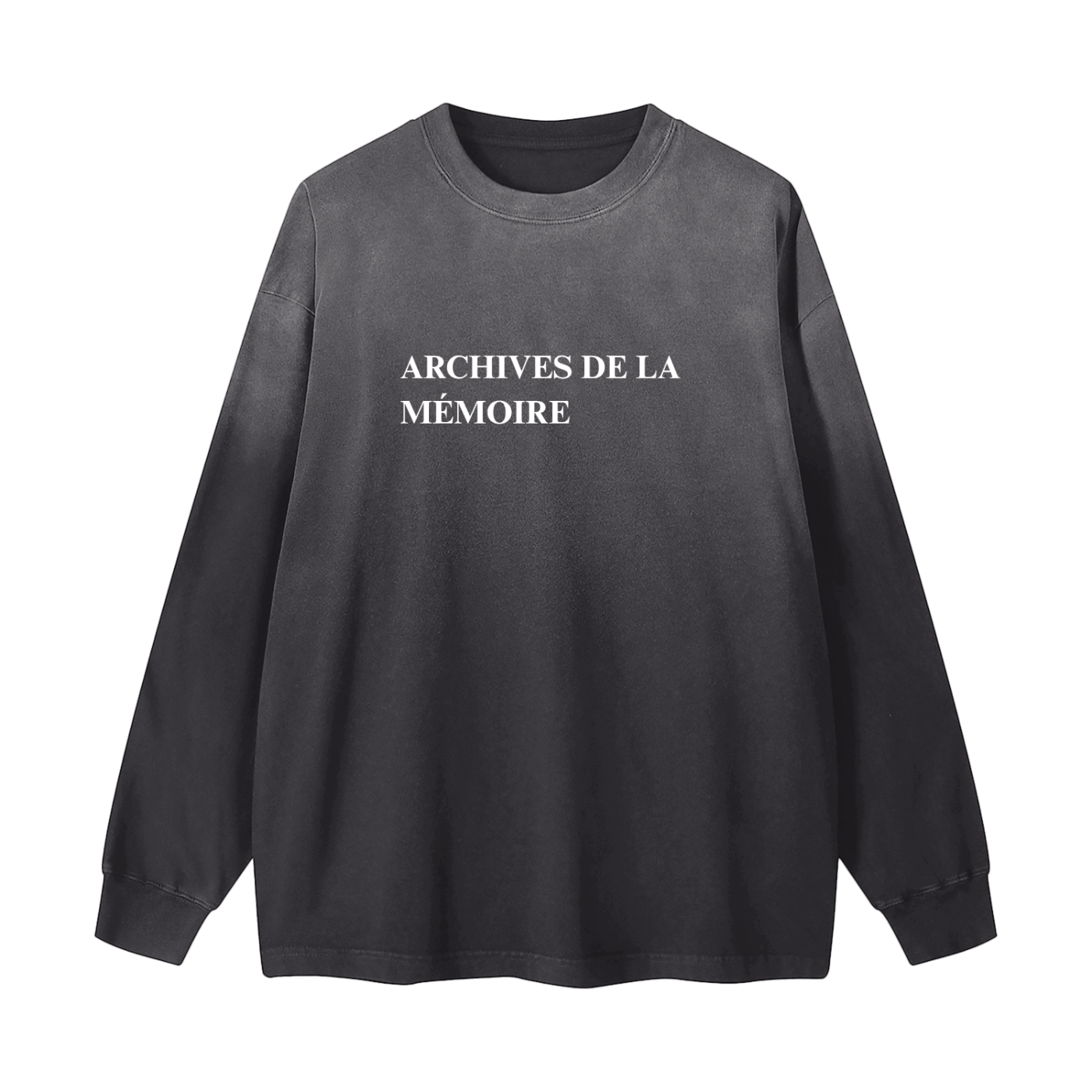 archives de la memoire washed long sleeve