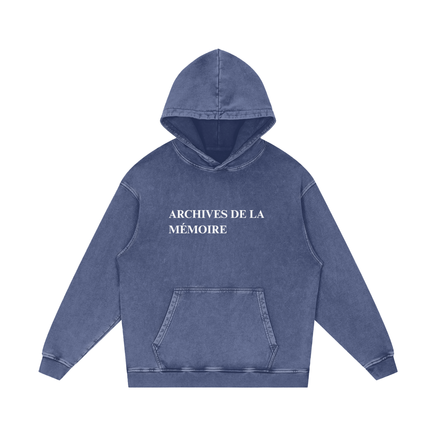 archives de la memoire washed hoodie