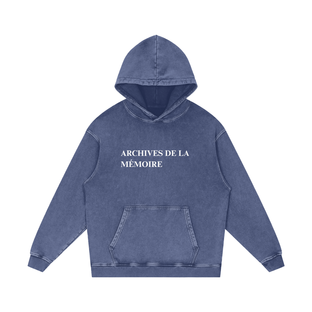 archives de la memoire washed hoodie